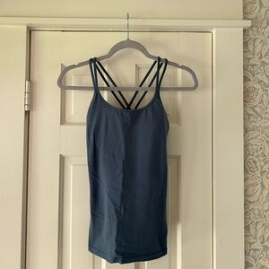 Lululemon Women's Strappy Blue Tank Top
